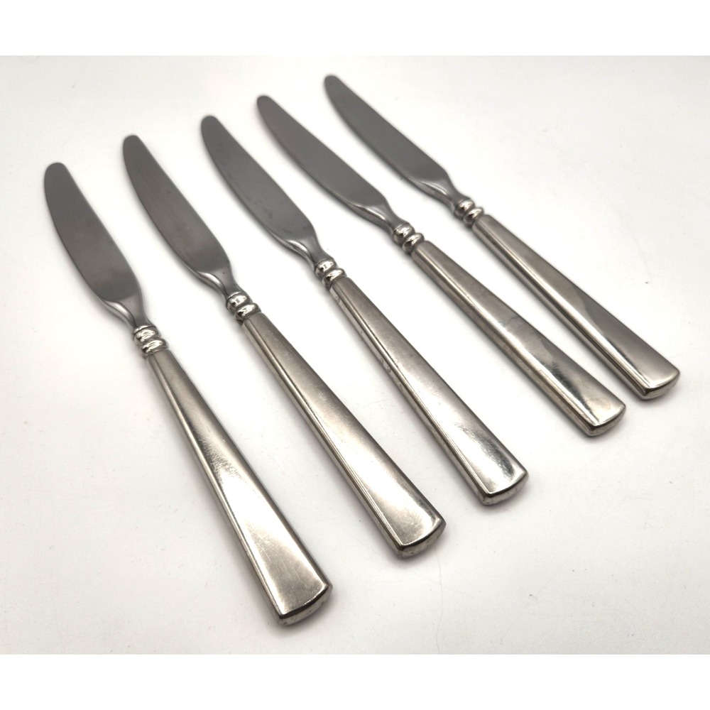 Oneida Easton Stainless Dinner Knives -  Lot of 5